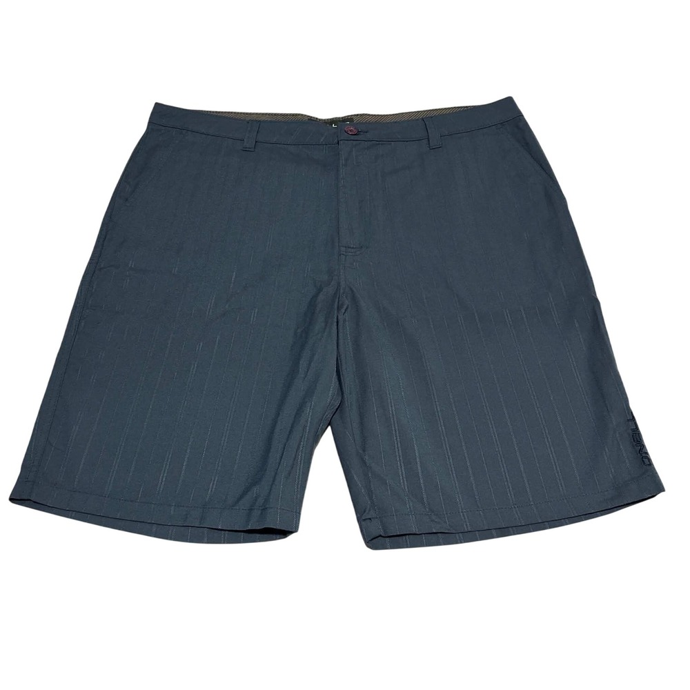 ONeill Mens Hybrid Shorts Size 40 Blue Pinstripe Casual Surf Walk Shorts